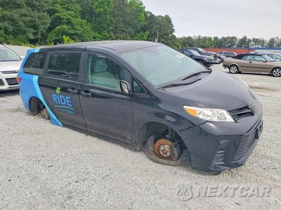 Czwarte zdjęcie samochodu z boku: 2020 TOYOTA SIENNA L VIN:5TDZZ3DCXLS086440 - miniatura