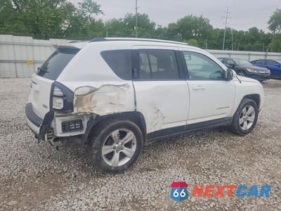 Trzecie zdjęcie samochodu z tyłu: 2014 JEEP COMPASS LATITUDE VIN:1C4NJDEB6ED817171 - miniatura