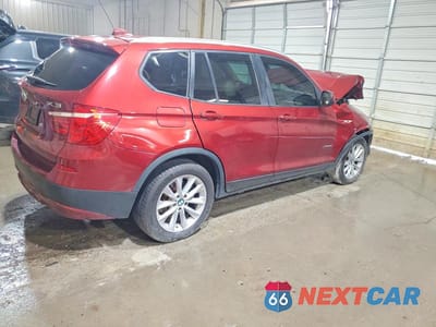Trzecie zdjęcie samochodu z tyłu: 2013 BMW X3 XDRIVE28I VIN:5UXWX9C56D0D06161 - miniatura