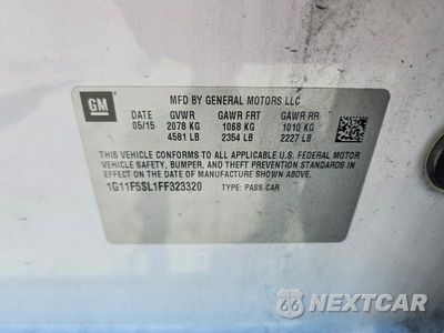 Zdjęcie 13 z 13 samochodu: 2015 CHEVROLET MALIBU LTZ VIN:1G11F5SL1FF323320 - miniatura