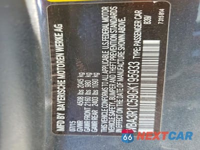 Zdjęcie 12 z 12 samochodu: 2016 BMW 435 I VIN:WBA3R1C59GK195933 - miniatura