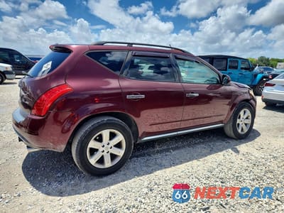 Trzecie zdjęcie samochodu z tyłu: 2006 NISSAN MURANO S VIN:JN8AZ08W76W505028 - miniatura