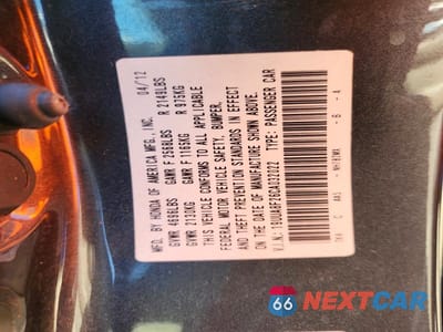 Zdjęcie 12 z 12 samochodu: 2012 ACURA TL VIN:19UUA8F26CA032022 - miniatura