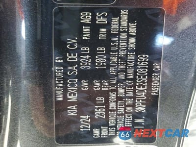 Zdjęcie 12 z 12 samochodu: 2025 KIA K4 EX VIN:3KPFU4DE2SE081699 - miniatura