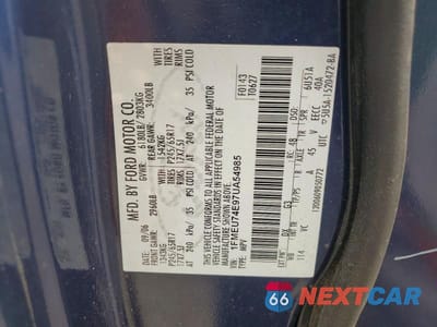 Zdjęcie 12 z 12 samochodu: 2007 FORD EXPLORER EDDIE BAUER VIN:1FMEU74E97UA54985 - miniatura
