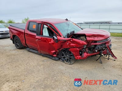 Czwarte zdjęcie samochodu z boku: 2023 CHEVROLET SILVERADO K1500 RST VIN:3GCUDEE81PG321469 - miniatura
