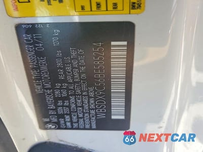 Zdjęcie 12 z 12 samochodu: 2011 BMW M3 VIN:WBSDX9C56BE585254 - miniatura