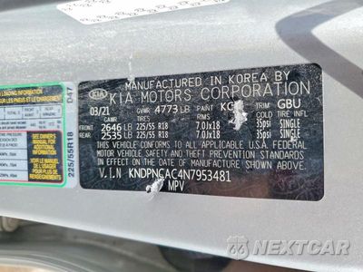 Zdjęcie 13 z 13 samochodu: 2022 KIA SPORTAGE EX VIN:KNDPNCAC4N7953481 - miniatura