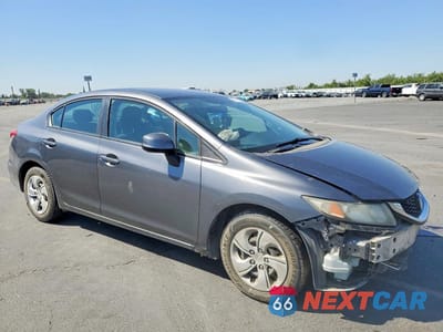 Czwarte zdjęcie samochodu z boku: 2013 HONDA CIVIC LX VIN:19XFB2F55DE090813 - miniatura