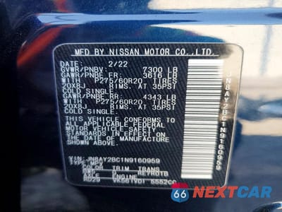 Zdjęcie 14 z 14 samochodu: 2022 NISSAN ARMADA SL VIN:JN8AY2BC1N9160959 - miniatura