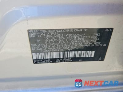 Zdjęcie 13 z 13 samochodu: 2011 TOYOTA RAV4 LIMITED VIN:2T3DK4DV5BW054109 - miniatura