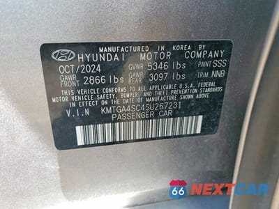 Zdjęcie 12 z 12 samochodu: 2025 GENESIS G80 BASE VIN:KMTGA4SC4SU267231 - miniatura