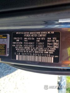 Zdjęcie 13 z 13 samochodu: 2015 HYUNDAI SANTA FE SPORT 2.4L VIN:5XYZT3LB0FG271298 - miniatura