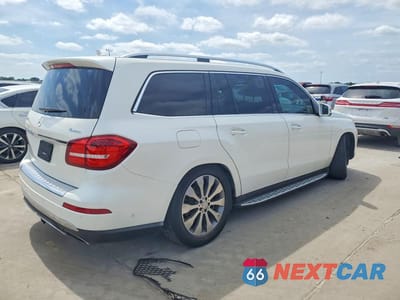 Trzecie zdjęcie samochodu z tyłu: 2017 MERCEDES-BENZ GLS 450 4MATIC VIN:4JGDF6EE6HA847579 - miniatura