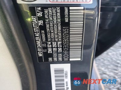 Zdjęcie 12 z 12 samochodu: 2014 MERCEDES-BENZ E 250 BLUETEC VIN:WDDHF0EB2EB027651 - miniatura