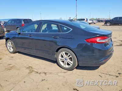 Trzecie zdjęcie samochodu z tyłu: 2018 FORD FUSION SE VIN:3FA6P0HD0JR276635 - miniatura