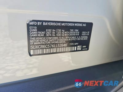 Zdjęcie 12 z 12 samochodu: 2019 BMW X5 XDRIVE40I VIN:5UXCR6C57KLL53946 - miniatura