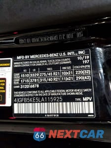 Zdjęcie 14 z 14 samochodu: 2020 MERCEDES-BENZ GLE 450 4MATIC VIN:4JGFB5KE5LA115925 - miniatura