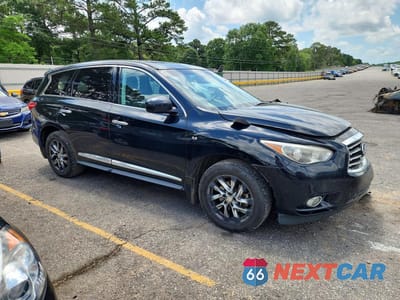 Czwarte zdjęcie samochodu z boku: 2014 INFINITI QX60 BASE VIN:5N1AL0MN6EC506693 - miniatura