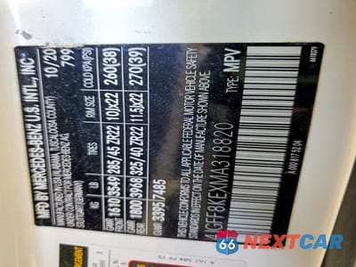 Zdjęcie 14 z 14 samochodu: 2021 MERCEDES-BENZ GLS 63 AMG 4MATIC VIN:4JGFF8KEXMA318820 - miniatura