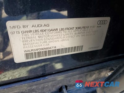 Zdjęcie 12 z 12 samochodu: 2014 AUDI A8 VIN:WAUR2AFD9EN004718 - miniatura