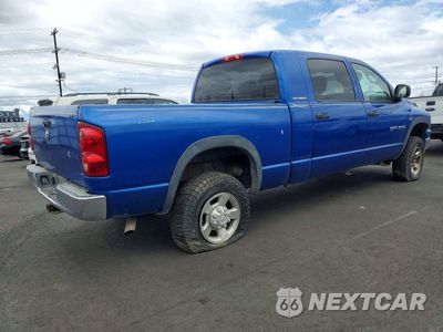 Trzecie zdjęcie samochodu z tyłu: 2007 DODGE RAM 1500 VIN:3D7KS19D67G702723 - miniatura