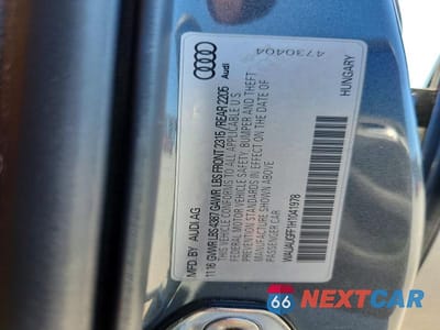 Zdjęcie 13 z 13 samochodu: 2017 AUDI A3 PREMIUM VIN:WAUAUGFF1H1041978 - miniatura