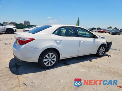 Trzecie zdjęcie samochodu z tyłu: 2016 TOYOTA COROLLA LE VIN:5YFBURHE1GP508527 - miniatura