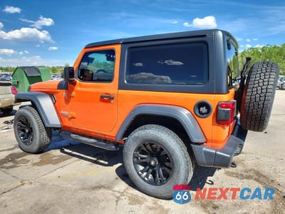 Drugie zdjęcie samochodu z przodu: 2018 JEEP WRANGLER SPORT VIN:1C4GJXAN4JW237202 - miniatura