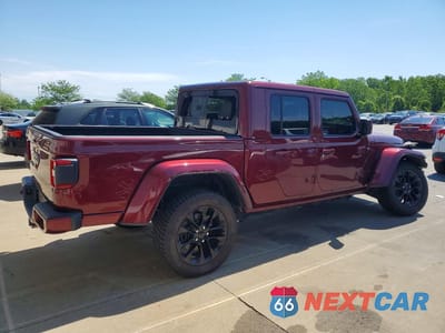 Trzecie zdjęcie samochodu z tyłu: 2021 JEEP GLADIATOR OVERLAND VIN:1C6HJTFG9ML523244 - miniatura