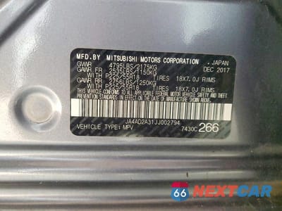 Zdjęcie 13 z 13 samochodu: 2018 MITSUBISHI OUTLANDER ES VIN:JA4AD2A31JJ002794 - miniatura