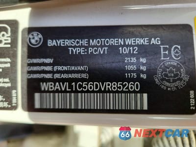 Zdjęcie 13 z 13 samochodu: 2013 BMW X1 XDRIVE28I VIN:WBAVL1C56DVR85260 - miniatura