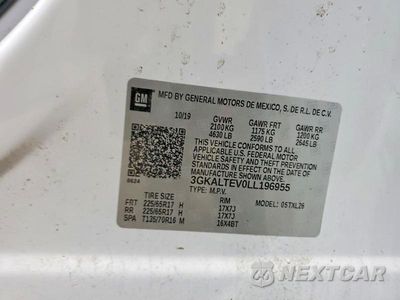 Zdjęcie 13 z 13 samochodu: 2020 GMC TERRAIN SLE VIN:3GKALTEV0LL196955 - miniatura
