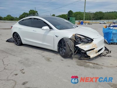 Czwarte zdjęcie samochodu z boku: 2020 TESLA MODEL 3 VIN:5YJ3E1EC1LF623849 - miniatura