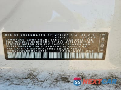 Zdjęcie 13 z 13 samochodu: 2017 VOLKSWAGEN GOLF SPORTWAGEN S VIN:3VWC17AU8HM514219 - miniatura