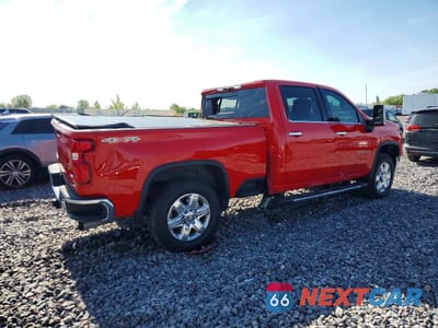 Trzecie zdjęcie samochodu z tyłu: 2022 CHEVROLET SILVERADO K2500 HEAVY DUTY LTZ VIN:1GC4YPEYXNF335773 - miniatura