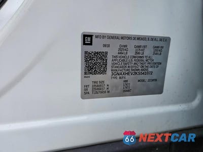Zdjęcie 13 z 13 samochodu: 2019 CHEVROLET EQUINOX LS VIN:3GNAXHEV2KS541072 - miniatura