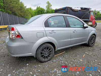 Trzecie zdjęcie samochodu z tyłu: 2007 CHEVROLET AVEO LT VIN:KL1TG56627B071305 - miniatura