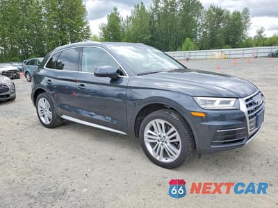 Czwarte zdjęcie samochodu z boku: 2018 AUDI Q5 PREMIUM PLUS VIN:WA1BNAFY7J2208342 - miniatura
