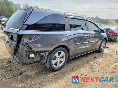 Trzecie zdjęcie samochodu z tyłu: 2019 HONDA ODYSSEY EXL VIN:5FNRL6H76KB021958 - miniatura