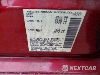 Zdjęcie 12 z 12 samochodu: 2018 NISSAN ALTIMA 2.5 SR VIN:1N4AL3AP4JC121659 - miniatura