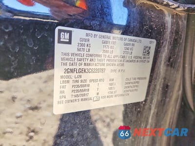 Zdjęcie 13 z 13 samochodu: 2012 CHEVROLET EQUINOX LTZ VIN:2GNFLGEK3C6220787 - miniatura