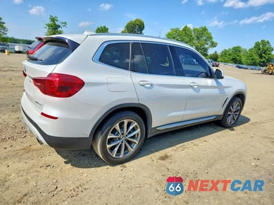 Trzecie zdjęcie samochodu z tyłu: 2019 BMW X3 XDRIVE30I VIN:5UXTR9C51KLE21193 - miniatura