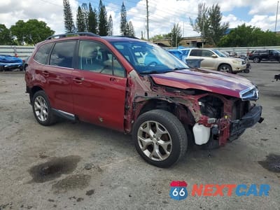 Czwarte zdjęcie samochodu z boku: 2016 SUBARU FORESTER 2.5I TOURING VIN:JF2SJAXC0GH555796 - miniatura