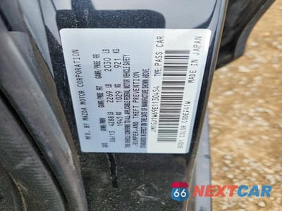Zdjęcie 13 z 13 samochodu: 2014 MAZDA 6 GRAND TOURING VIN:JM1GJ1W69E1130454 - miniatura