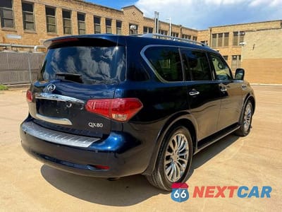 Czwarte zdjęcie samochodu z boku: 2016 INFINITI QX80 BASE VIN:JN8AZ2ND3G9800027 - miniatura