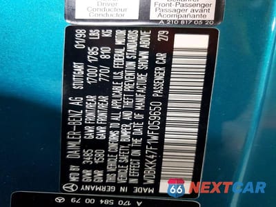 Zdjęcie 13 z 13 samochodu: 1998 MERCEDES-BENZ SLK 230 KOMPRESSOR VIN:WDBKK47F1WF059650 - miniatura