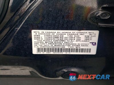 Zdjęcie 12 z 12 samochodu: 2013 ACURA MDX AWD VIN:2HNYD2H38DH501084 - miniatura