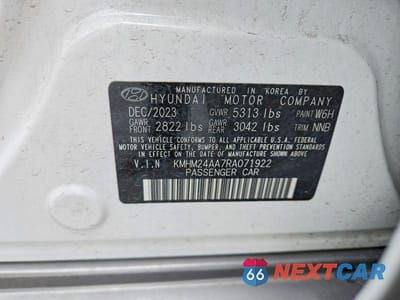 Zdjęcie 13 z 13 samochodu: 2024 HYUNDAI IONIQ 6 SE VIN:KMHM24AA7RA071922 - miniatura