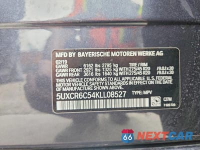 Zdjęcie 13 z 13 samochodu: 2019 BMW X5 XDRIVE40I VIN:5UXCR6C54KLL08527 - miniatura